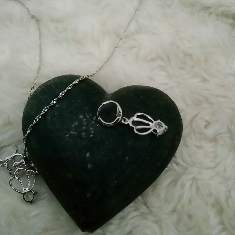 925 Silver jewelry set - Picture 3 of 5